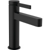 HANSGROHE Finoris páková umývadlová batéria s odtokovou súpravou Push-Open, výška výtoku 113 mm, matná čierna, 76023670