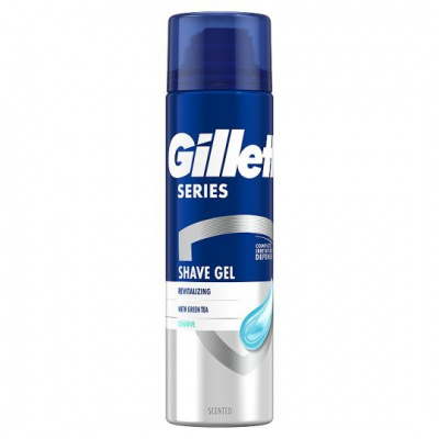 Gillette Series Regeneračný Gél Na Holenie So Zeleným Čajom Pre Mužov, 200ml