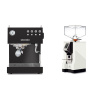 Ascaso Steel UNO, Black + Eureka Mignon Perfetto, CR white