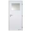 Doornite CPL-Premium laminátové 1/3 SKLO Biela Premium interiérové dvere CPLP-13-Biela
