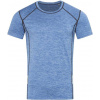 STEDMAN SPORTS-T REFLECT / Pánske športové tričko - blue heather S