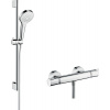 Hansgrohe Ecostat sprchová súprava nástenná s termostatom chrómová-biela 27013400