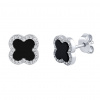 Stříbrné náušnice Jonet ve tvaru křížku s Brilliance Zirconia MW02866E