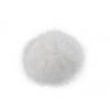 Kožešinová bambule s poutkem Ø6 cm Varianta: 1 Off White, Balení: 1 ks