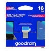 Goodram USB flash disk OTG, USB 3.0 (3.2 Gen 1), 16GB, ODD3, modrý, ODD3-0160B0R11, USB A / USB C, s krytkou