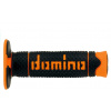 Gripy na motorku Domino gripy A260 offroad dĺžka 120 mm, čierno-oranžové (M018-152)