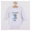 NEW BABY Body s potlačou New Baby Už mám 1 rok Veľ. 80 modré