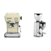 Ascaso Dream ONE, Sweet Cream + Rocket Espresso FAUSTO 2.1, chrome