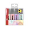STABILO BOSS ORIGINAL Pastel - zvýrazňovač - 4 ks v balení - pastelovo zelená, pastelovo ružová, pastelovo fialová, pastelovo tyrkysová
