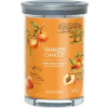 Aromatická svíčka Signature tumbler velký Farm Fresh Peach 567 g - Yankee Candle