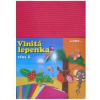 Lepenka E-Welle 260g 34,5 x 24,5 cm rovná-pink 10 listov