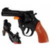 Pištoľ na kapsuly Revolver Zvukový Čierny