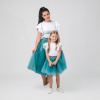 Trojset-Ela midi sukňa Veľkosť dieťa 1: 122/128, Veľkosť dieťa 2: 98/104, Veľkosť mama: S/M