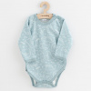 Dojčenské celorozopínacie body New Baby Classic II dino mätový, 62 (3-6m)