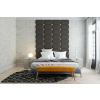 Čalouněný nástěnný panel Classic plus 60/30/3 cm - grafitová