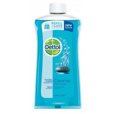 Dettol tekuté mydlo náhradná náplň 500ml Cleanse/Vôňa mora