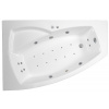Arttec ARTTEC THALEILA LUXUS 160 x 105 ľavá rohová hydromasážna akrylátová vaňa Biela PAN04402