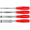 TOPTOOLS Dláta, 6-24 mm, 4 ks sada plastová rukoväť Top Tools 09A322