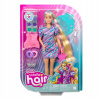 Barbie Totally Hair Bábika s dlhými vlasmi + módne doplnky HCM88