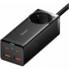 NONAME Baseus Rychlonabíječka do sítě GaN3 Pro, 2x USB-C, 2x USB + AC 100W s kabelem USB-C/USB-C černá