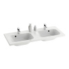 Ravak Dvojumyvadlo Chrome 1200 s přepadem XJG01112000