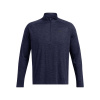 Pánska športová mikina na zips Under Armour TECH TEXTURED 1/2 ZIP modrá 1382797-410 - S