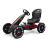 MILLY MALLY Detská šliapacia motokára Go-kart Abarth černá 113x73x58 čierna