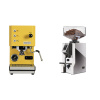 Profitec GO, yellow + Eureka Mignon Specialita Compatto, CR chrome