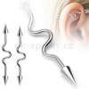 Piercing do ucha z chirurgické oceli BSP82 (Piercing do ucha BSP82)