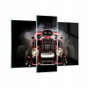 Obrázok na skle 130x100 retro auto (Obrázok na skle 130x100 retro auto)