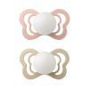 BIBS Couture anatomické cumlíky z prírodného kaučuku 2ks - veľkosť 1 - Blush Nočný / Vanilla Nočný
