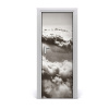 Fototapeta na dvere let nad oblaky 75x205