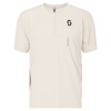 Scott Vertic Zip Cotton White/Toast Beige | Pánske tričko Veľkosť: M