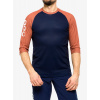 Cyklistické tričko POC MTB Pure 3/4 Jersey - turmaline navy/himalayan salt