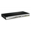 D-Link DXS-1210-12SC/E sieťový prepínač Riadený L2 10G Ethernet (100/1000/10000) 1U Čierna, Strieborná (DXS-1210-12SC/E)