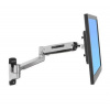 ERGOTRON ERGOTRON LX Sit-Stand Wall Mount LCD Arm, Polished - flexibilní nástěnný držák pro minitory max. 42