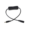 TIPA 04150645 Kabel pro LED pásek s vypínačem a konektory 5,5 x 2,1mm, 2x 15cm