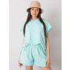 Súprava Clarette - mint (Súprava so šortkami RUE PARIS)