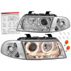 AUDI A4 B5 8D 94-99 LAMPY reflektory CHROM RINGI