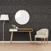 Nástěnné panely 24 ks černé 50 x 50 cm XPS 6 m² ametyst Černý 356947
