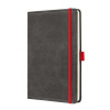 Sigel Zápisník CONCEPTUM Vintage linajkový tmavosivý 135 x 203 mm