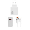 Rýchlonabíjačka Xiaomi MDY-14-EE s dátovým káblom USB-C 120W biela