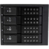 StarTech.com 4-Bay Mobile Rack Backplane - Trayless Hot Swap Mobile Rack Backplane for 3.5in SAS II/SATA III - 6 Gbps HDD (HSB4SATSASBA) - Skladovací mobilní rack - 2.5 - cerná