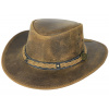 Austrálsky klobúk kožený - WILLIAMS Veľkosť: 55 cm (S)