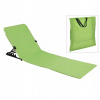 Záhradné lehátko - Zložená plážová rohož s PVC Green Backrest (Zložená plážová rohož s PVC Green Backrest)