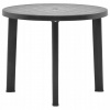 Záhradný stôl, stolík - Záhradný stôl, antracit, 89 cm, plast (Záhradný stôl, antracit, 89 cm, plast)