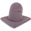 Szaleo súprava čiapka a šál, univerzálna veľkosť, fialová