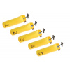 Firedog Set 5x Štandard dummy 500 g žltý číslované 1-5