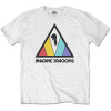Imagine Dragons tričko Triangle Logo White
