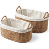 Kôš na bielizeň WICKER, súprava 2 ks, morská tráva, Humdakin